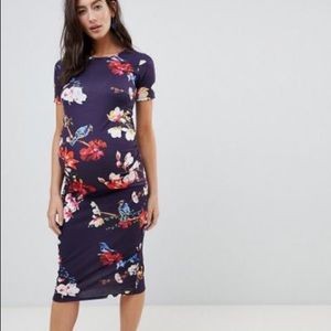 Bluebelle Maternity Floral Birds dress 14